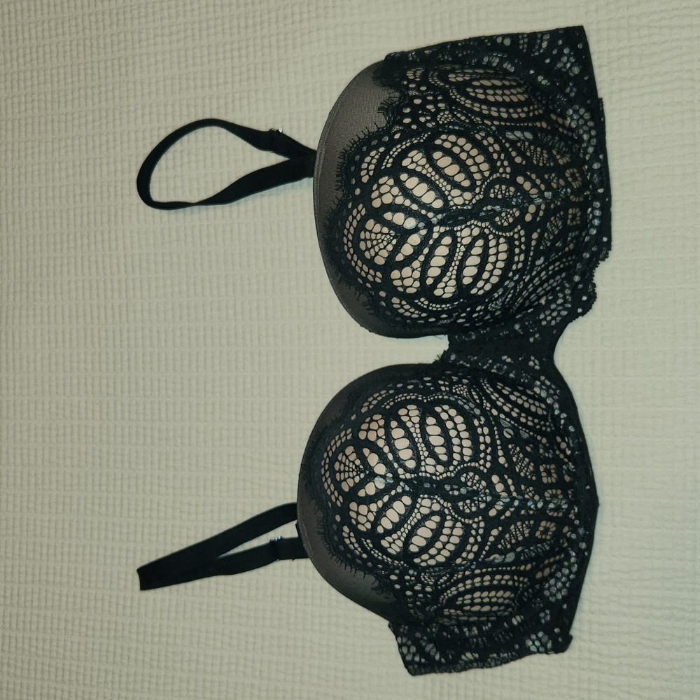 Victoria's Secret Dream Angels,  multi-way, multiposition bra, 36DDD, black
